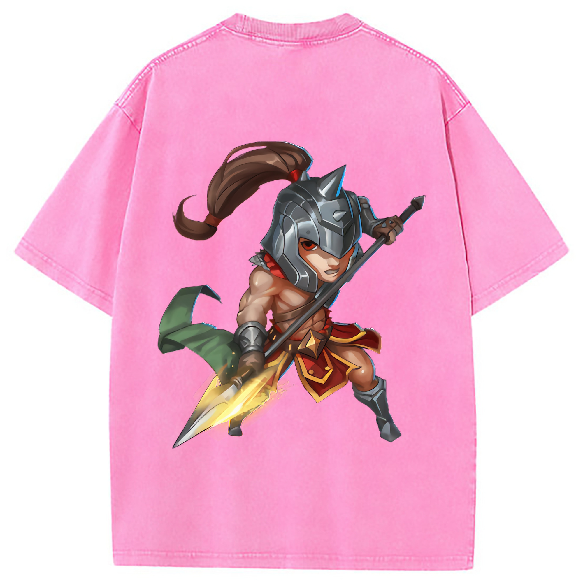 （画像用） リーグ・オブ・レジェンド League of Legends LOL 綿100% ヴィンテージ風 半袖Tシャツ（背面プリント）